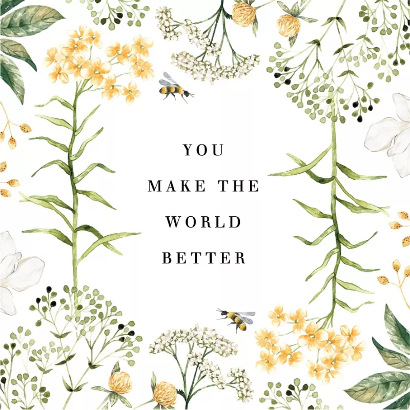 English – YOU MAKE THE WORLD BETTER